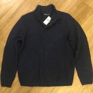 Nautica Men medium button pullover sweater